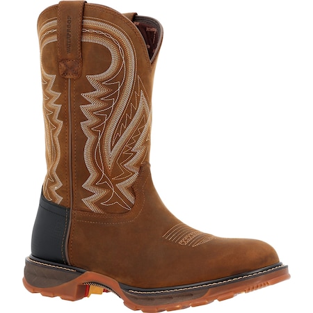 Durango Maverick XP, Waterproof Western Work Boot, 11 W, 11 in Height, Coyote Brown DDB0481